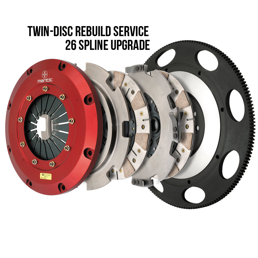 Mantic Clutch USA Twin Disc Rebuild and 26 Spline Upgrade
