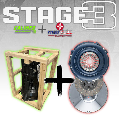 2011-17 Mustang GT GCC Ceramic Single Disc/Aluminum Flywheel & Calimer Stage 3 MT-82 Bundle