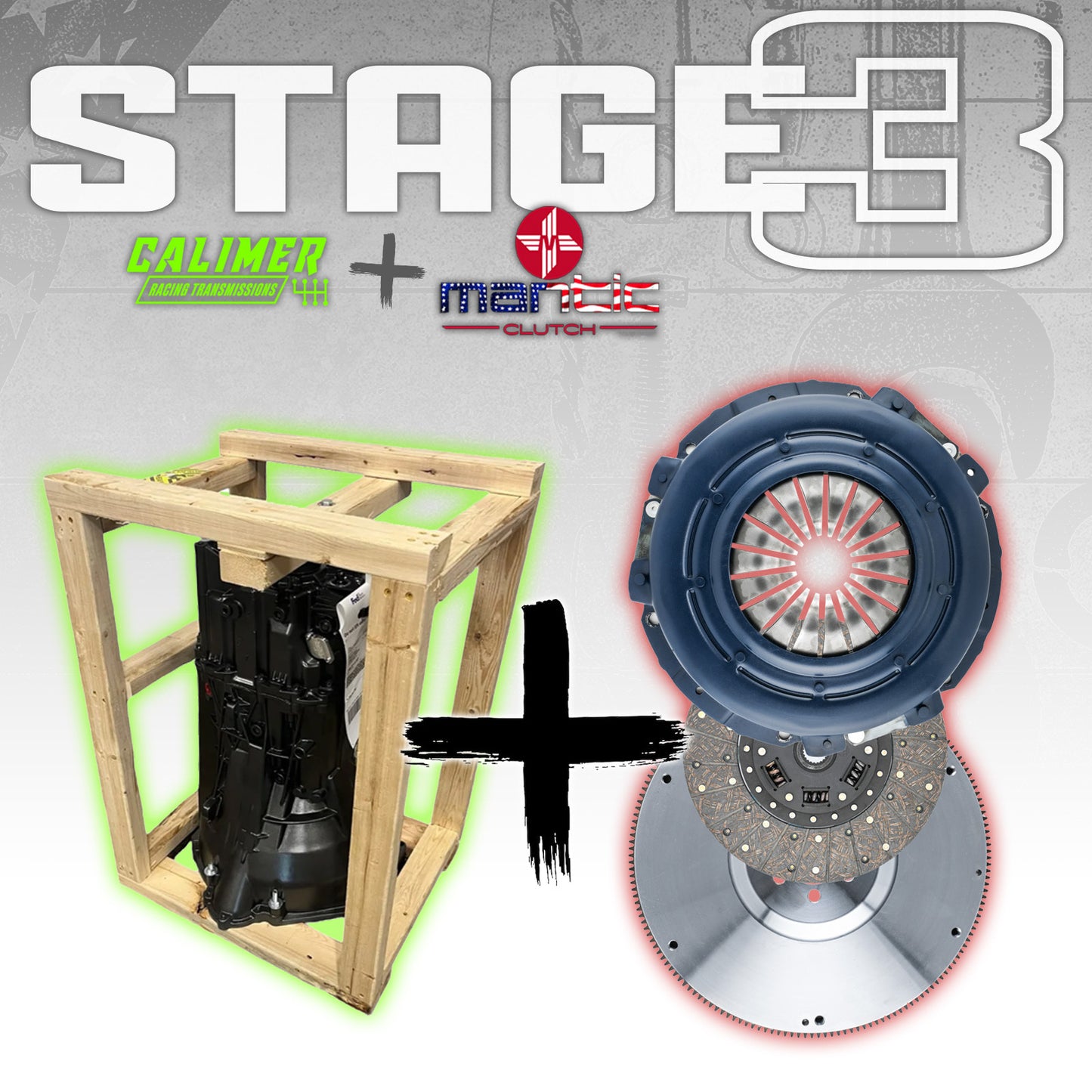 2011-17 Mustang GT GCC Ceramic Single Disc/Steel Flywheel & Calimer Stage 3 MT-82 Bundle